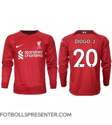 Liverpool Diogo Jota #20 Hemma Matchtröja 2022-23 Långärmad